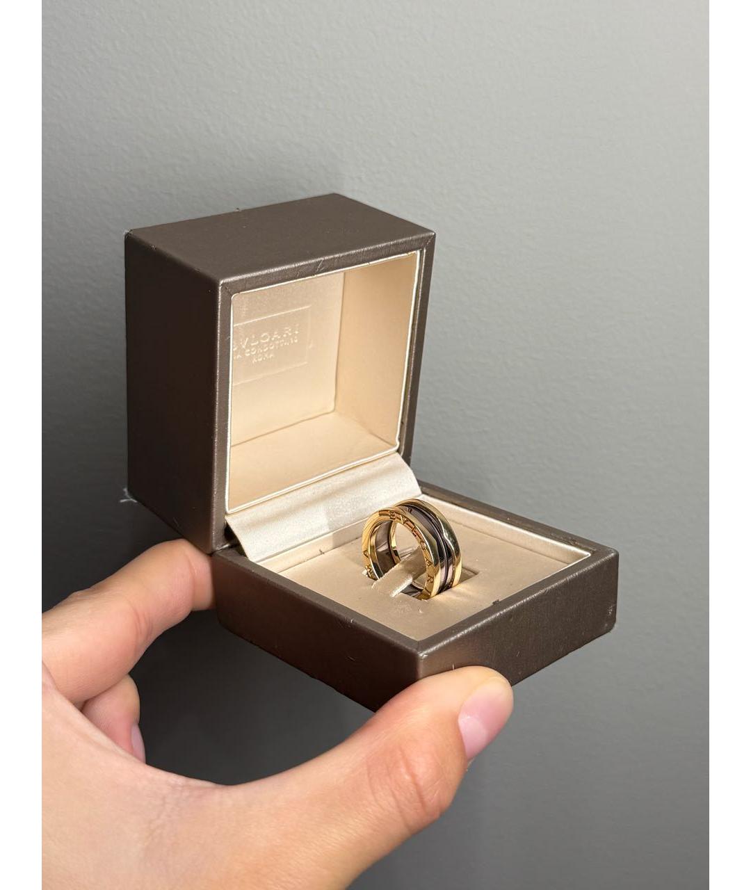 BVLGARI Коричневое кольцо из розового золота, фото 5