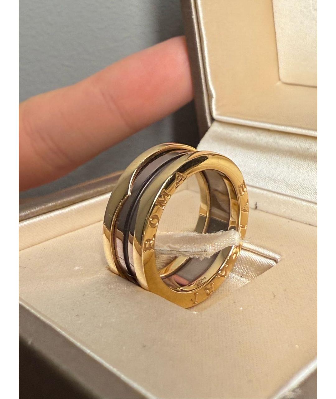 BVLGARI Коричневое кольцо из розового золота, фото 2