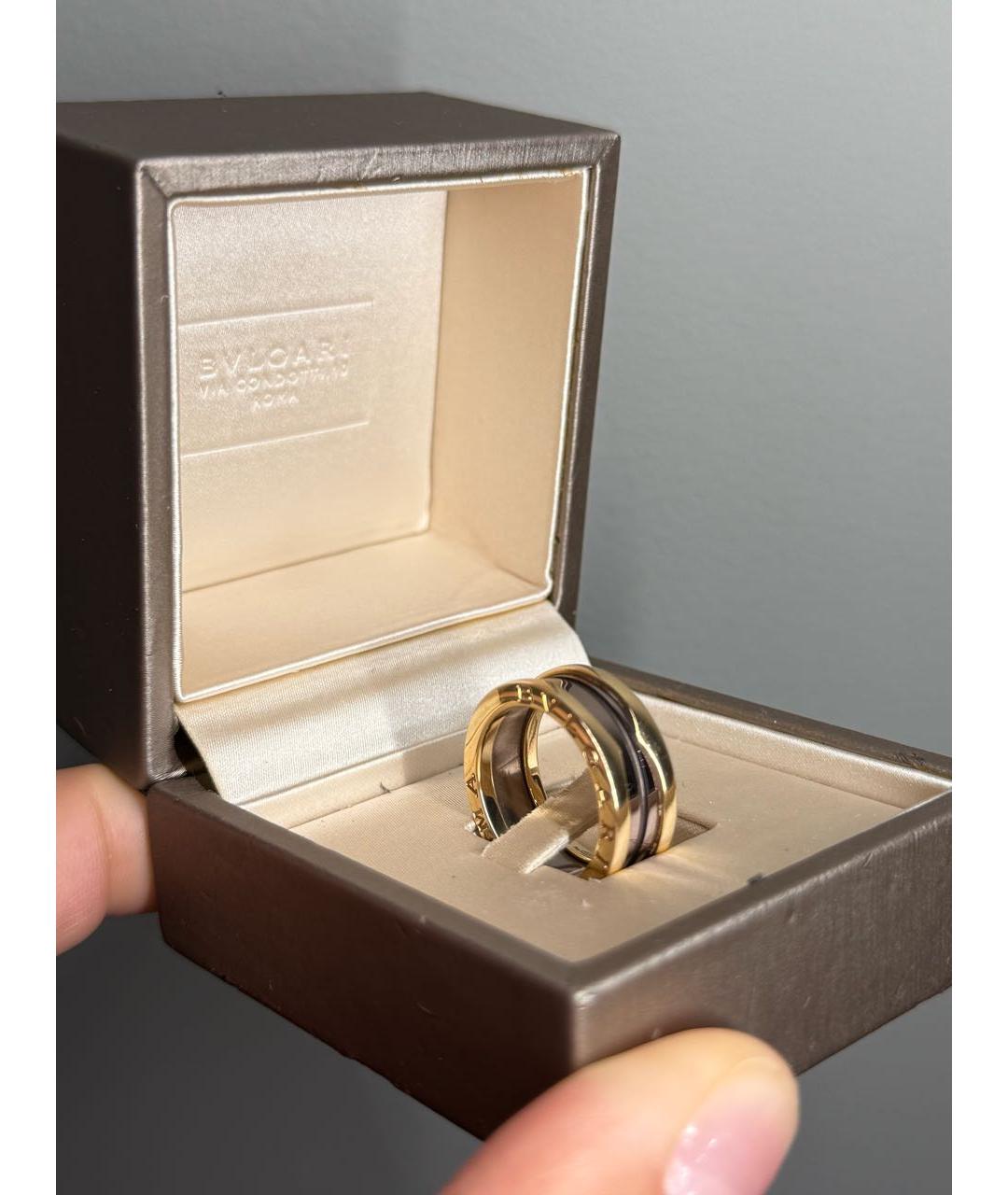 BVLGARI Коричневое кольцо из розового золота, фото 4