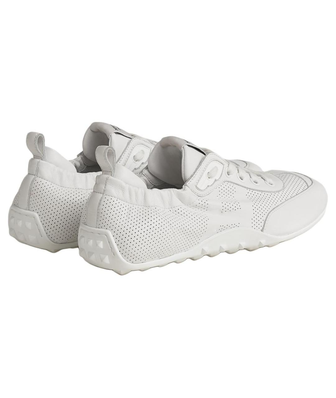 HERMES Белые кроссовки, фото 4