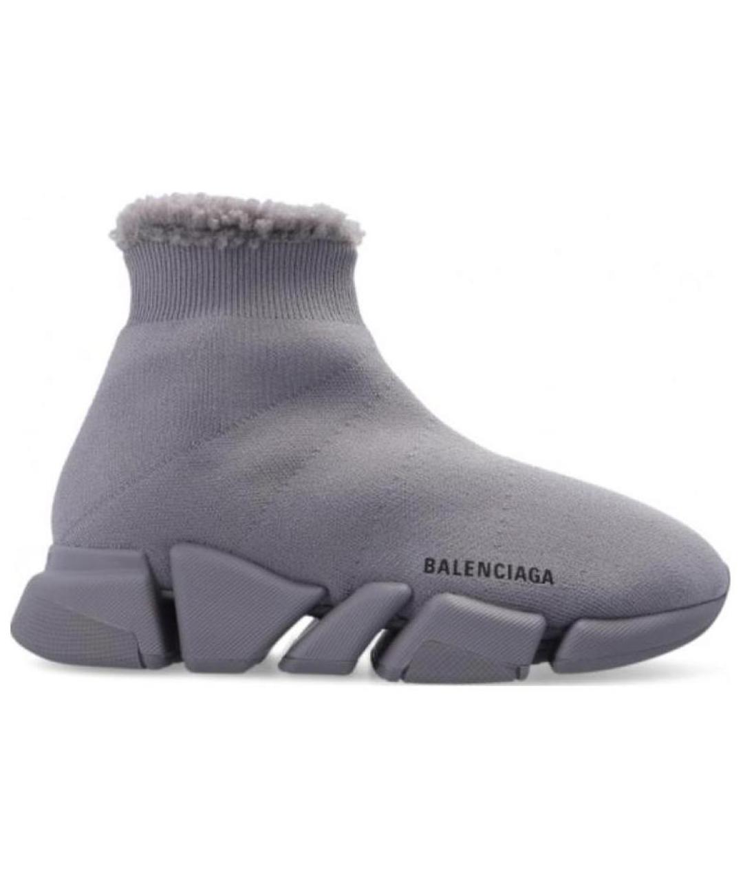 BALENCIAGA Серые кроссовки, фото 2