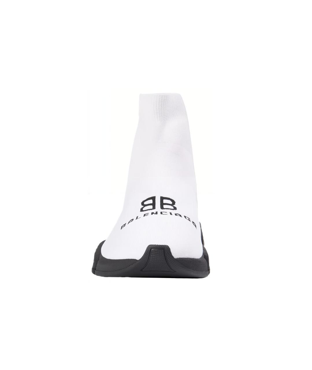 BALENCIAGA Белые высокие кроссовки / кеды, фото 3