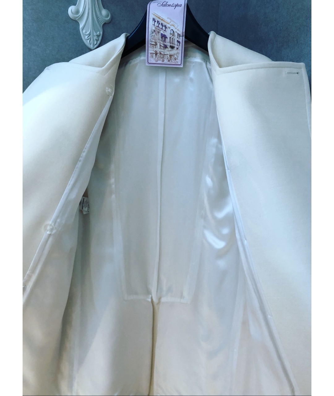 PACO RABANNE Белое полиамидовое пальто, фото 8