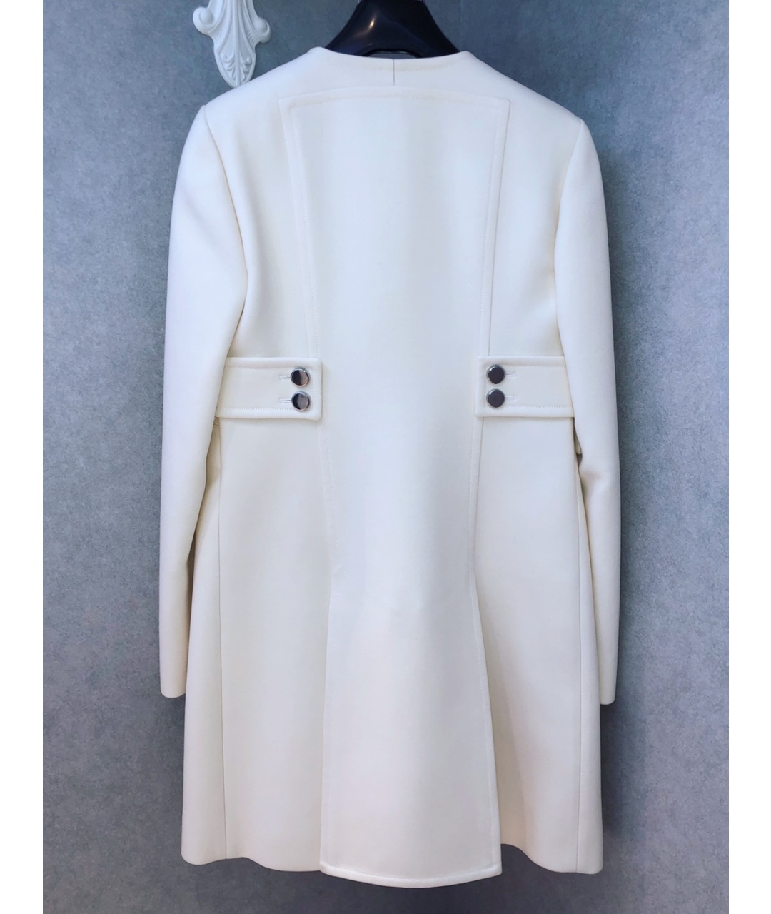 PACO RABANNE Белое полиамидовое пальто, фото 4