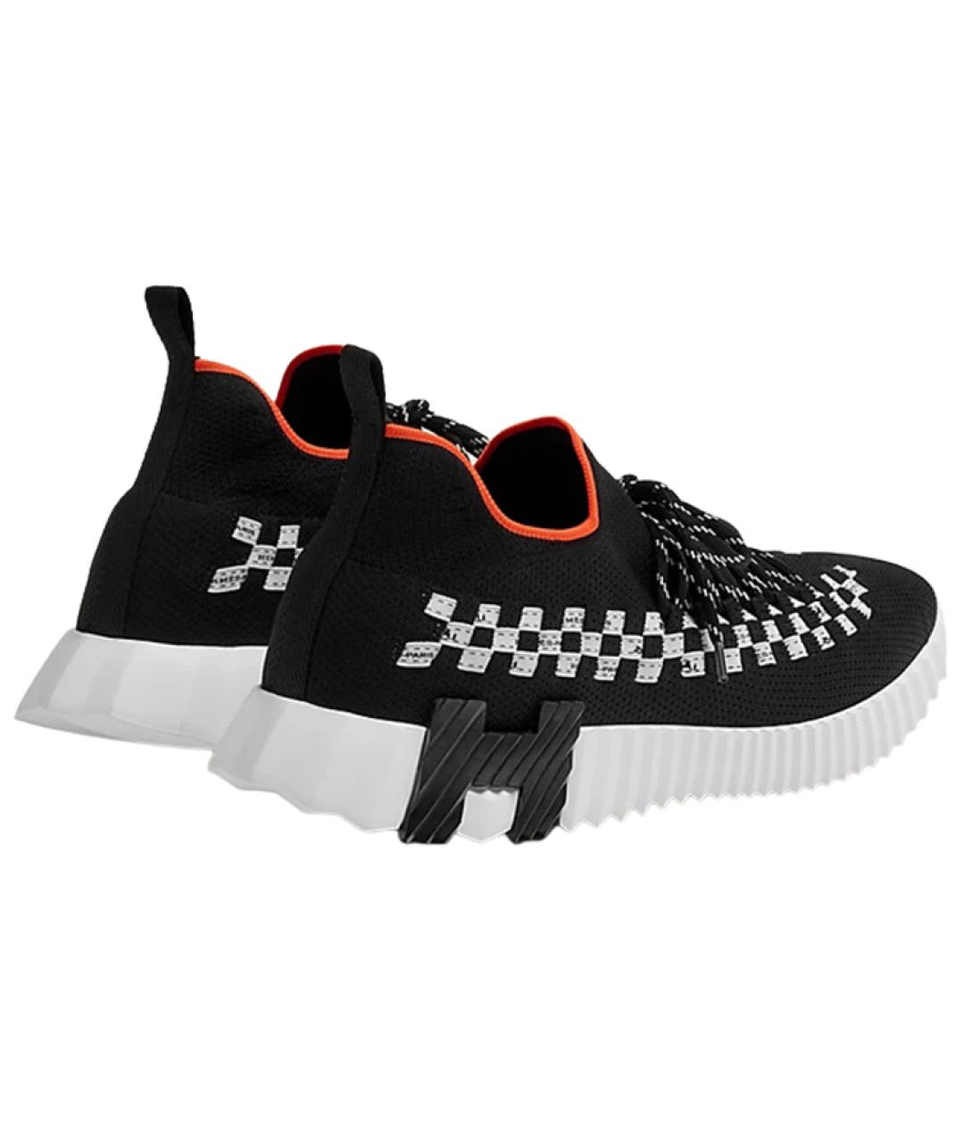 HERMES Мульти бархатные низкие кроссовки / кеды, фото 4