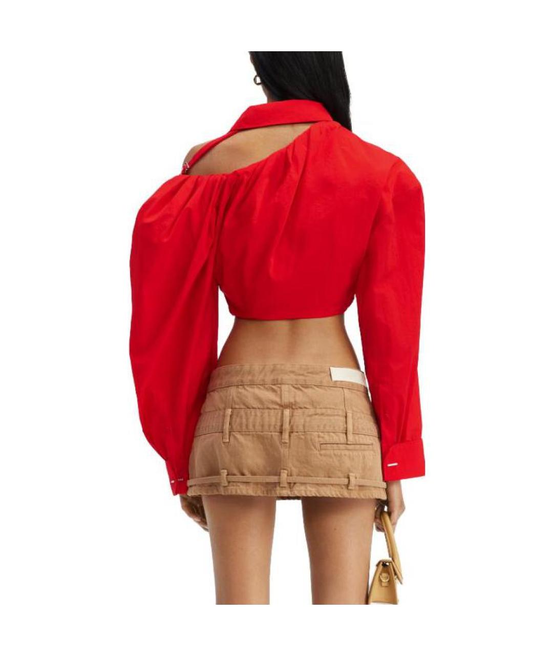 JACQUEMUS Красная рубашка, фото 3