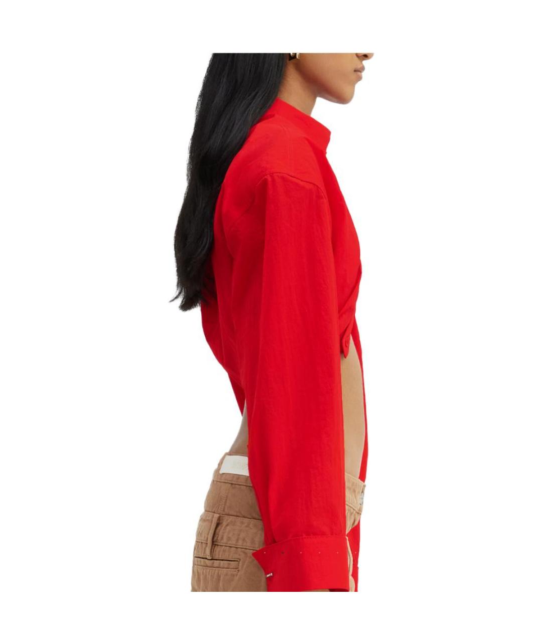 JACQUEMUS Красная рубашка, фото 4
