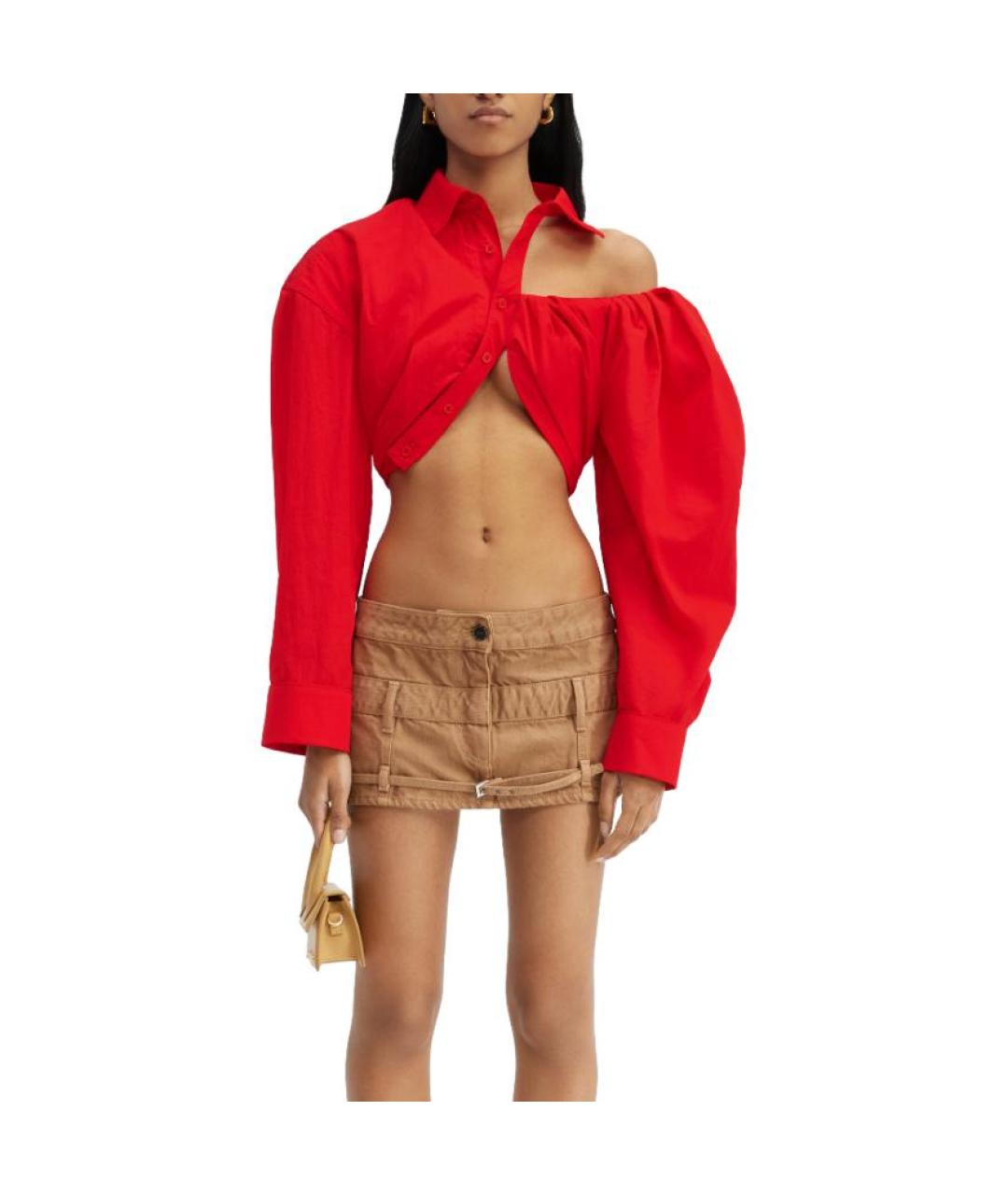 JACQUEMUS Красная рубашка, фото 2