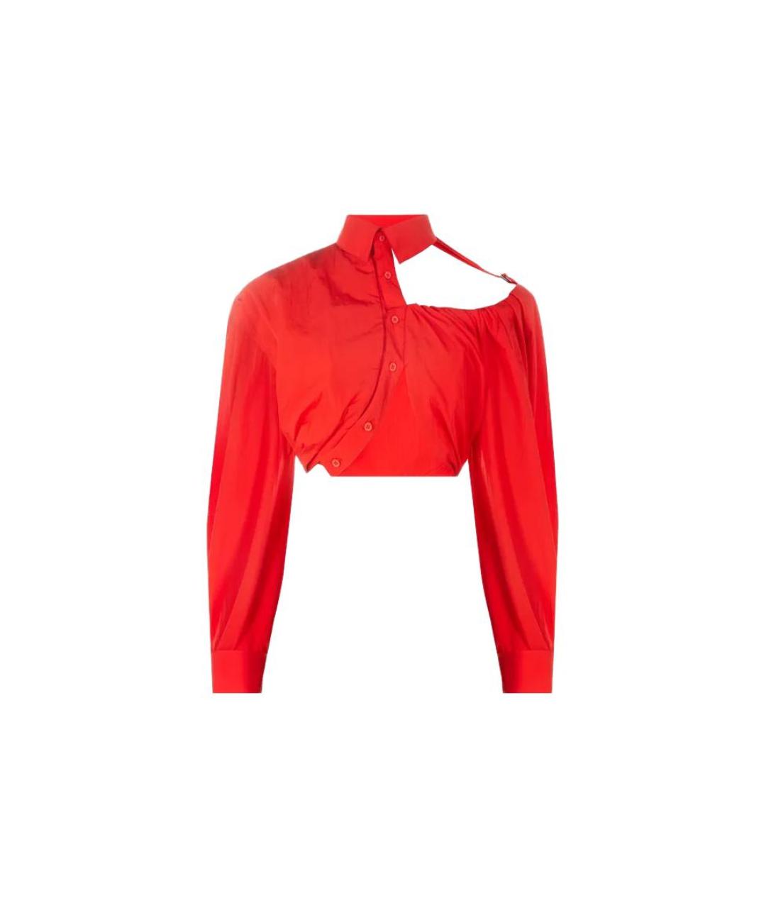 JACQUEMUS Красная рубашка, фото 5