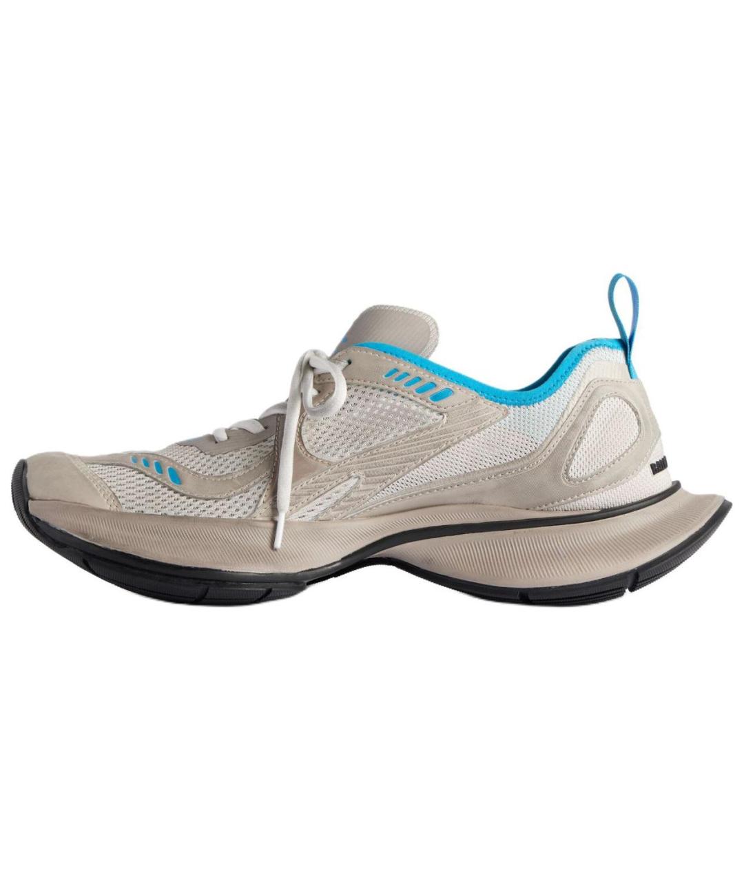 BALENCIAGA Бежевые низкие кроссовки / кеды, фото 2