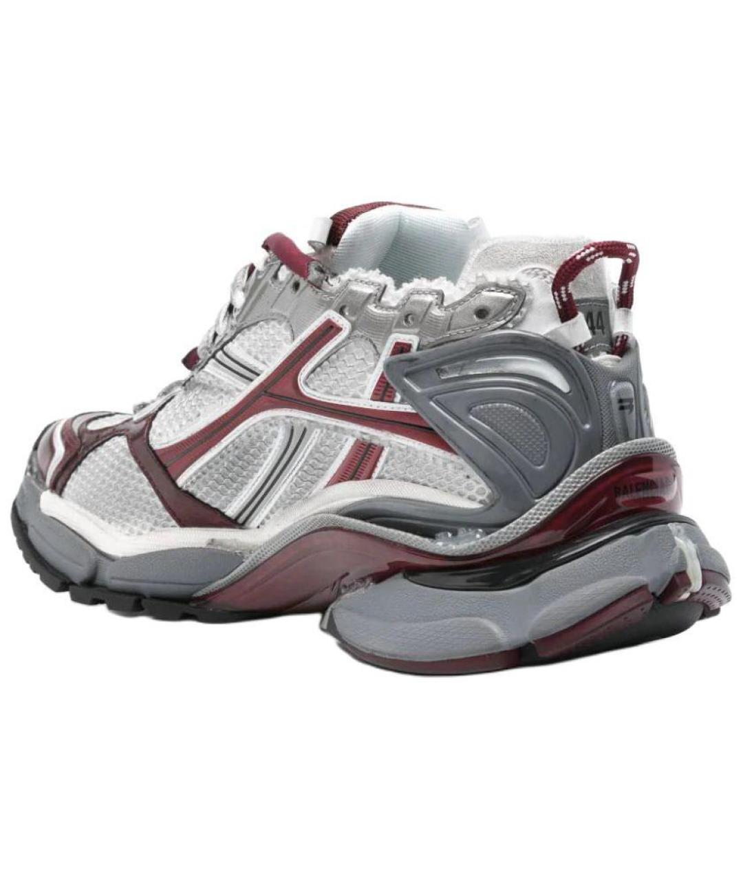 BALENCIAGA Серебряные низкие кроссовки / кеды, фото 4