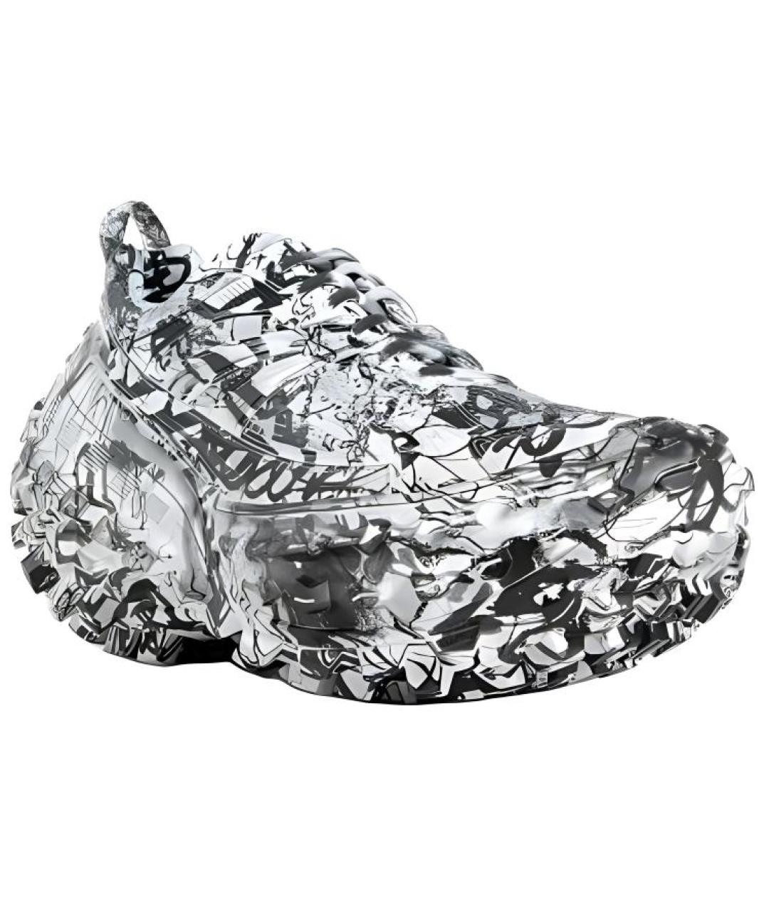 BALENCIAGA Белые низкие кроссовки / кеды, фото 3