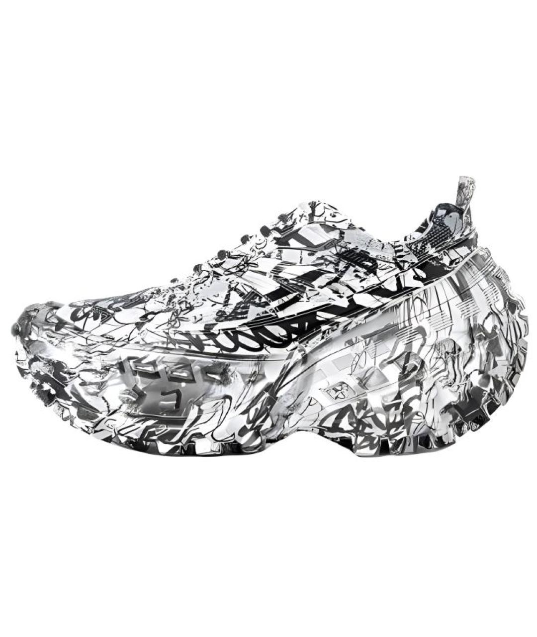 BALENCIAGA Белые низкие кроссовки / кеды, фото 2