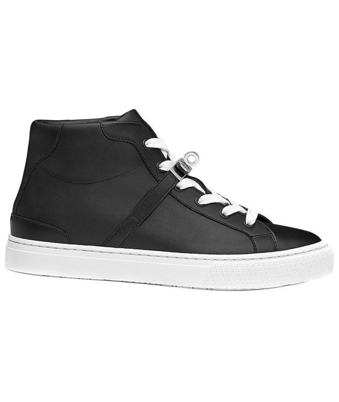 HERMES Черные кроссовки, фото 1