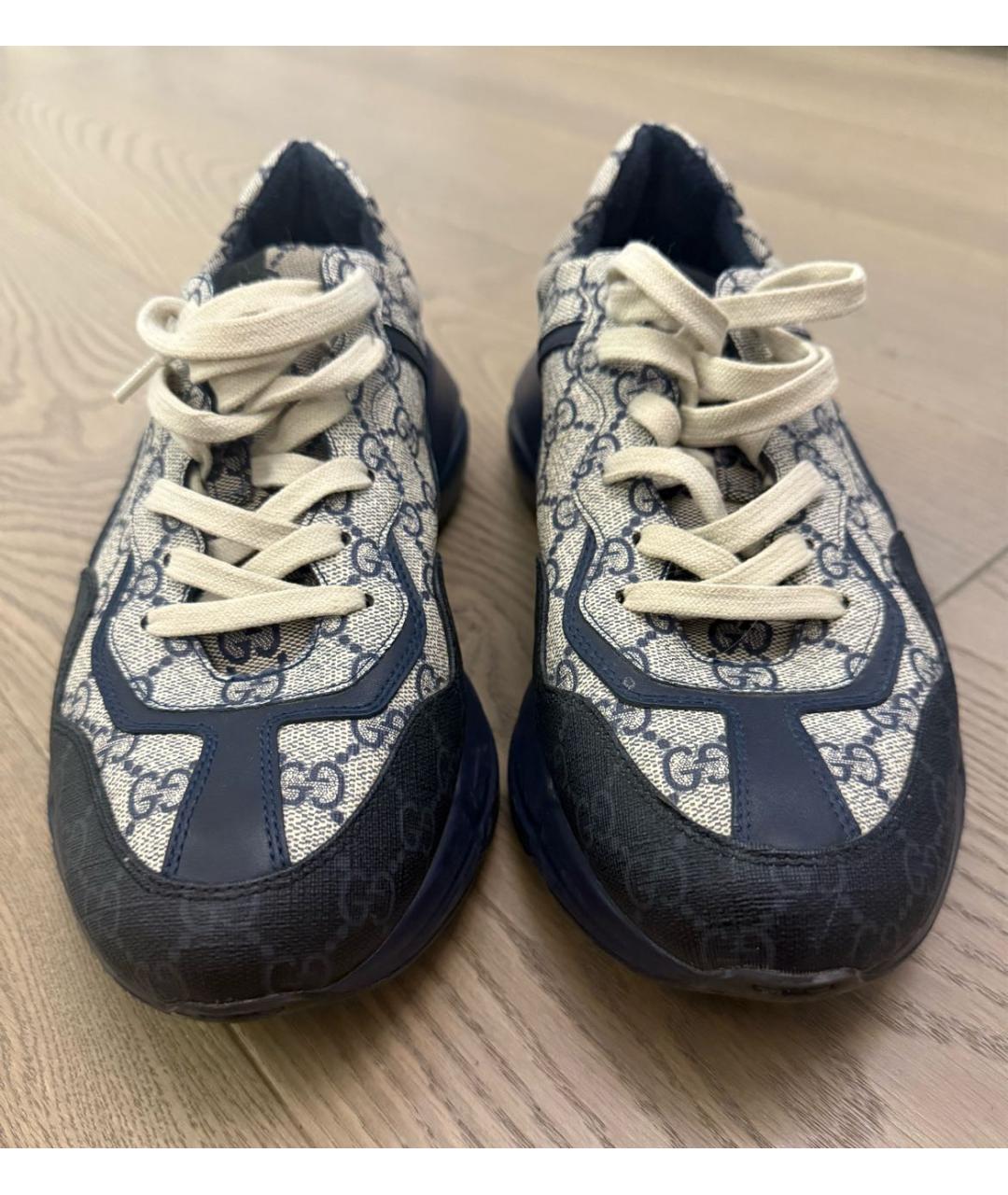 GUCCI Темно-синие резиновые кроссовки, фото 2