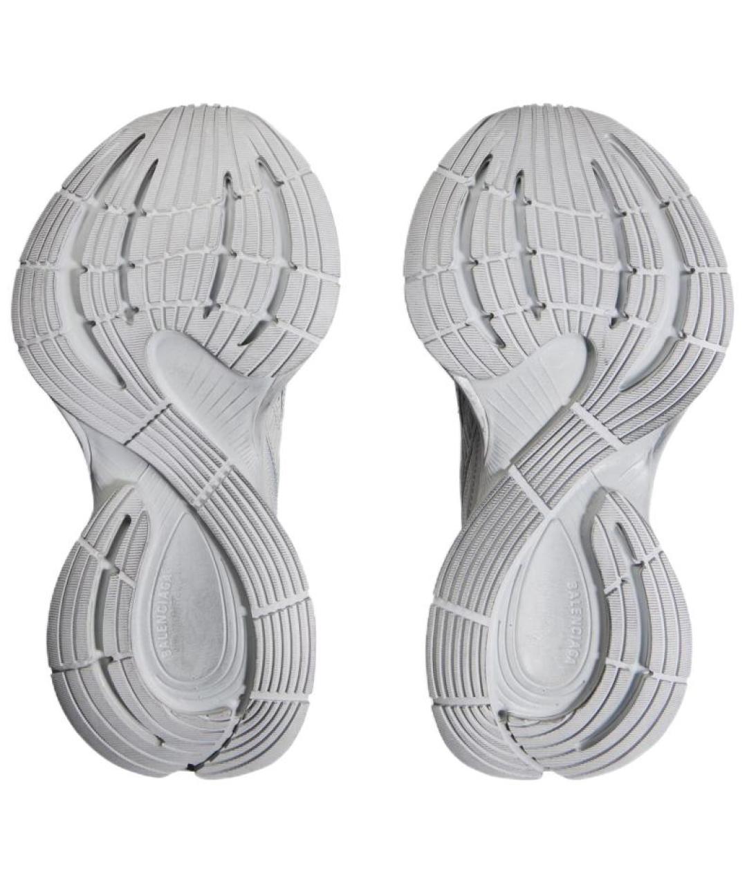 BALENCIAGA Серые низкие кроссовки / кеды, фото 7