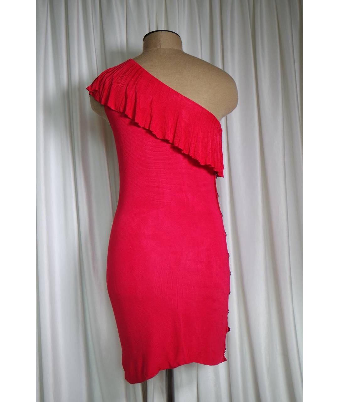 AZZARO Фуксия вискозное коктейльное платье, фото 2