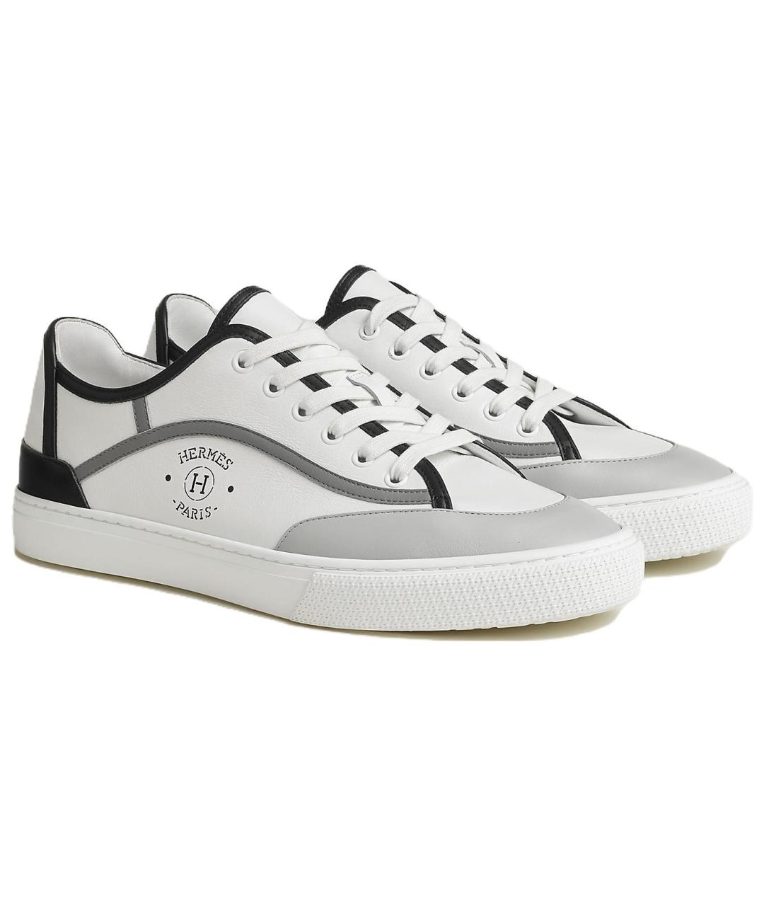 HERMES Мульти кожаные низкие кроссовки / кеды, фото 3