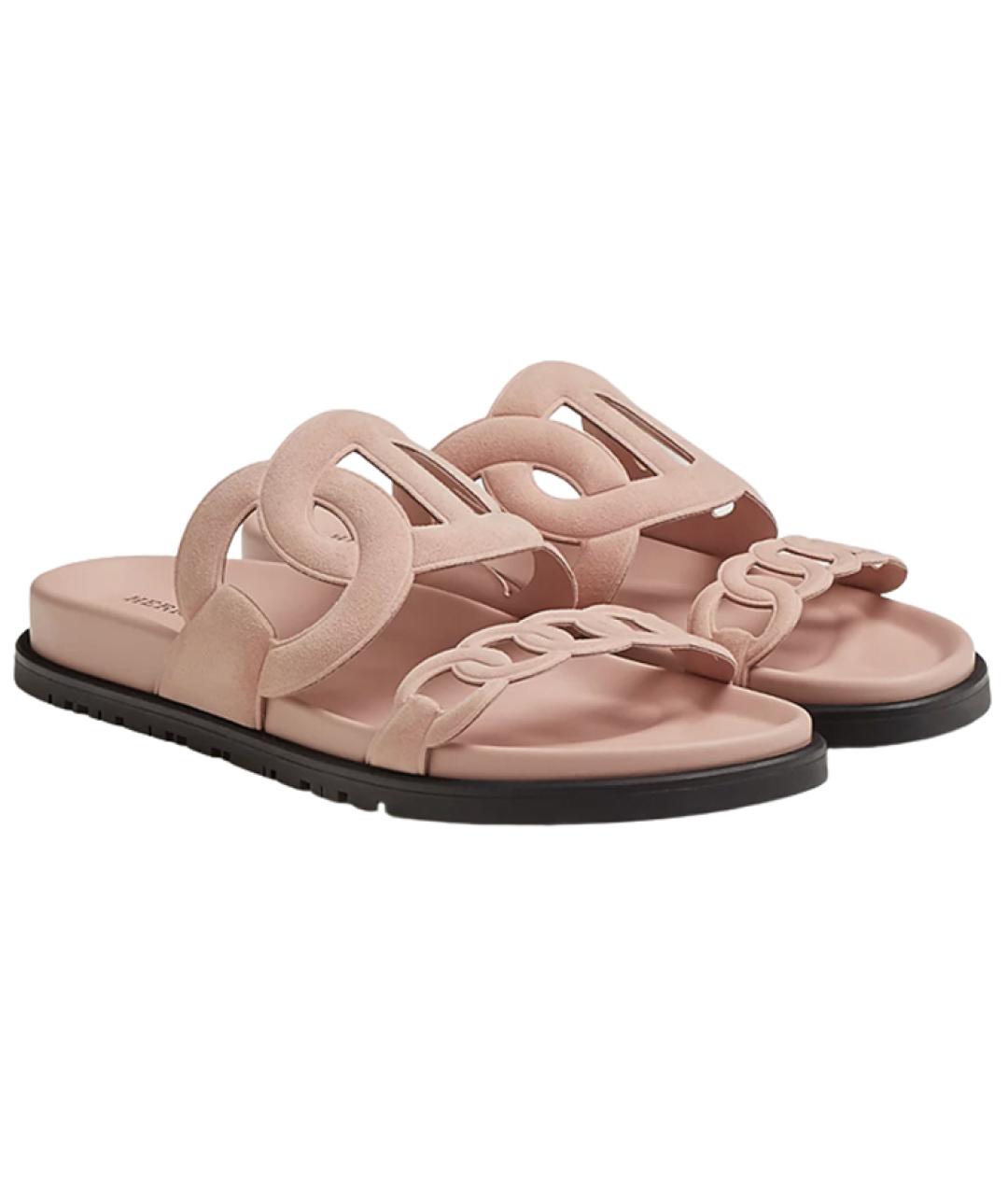 HERMES Кожаные сандалии, фото 3