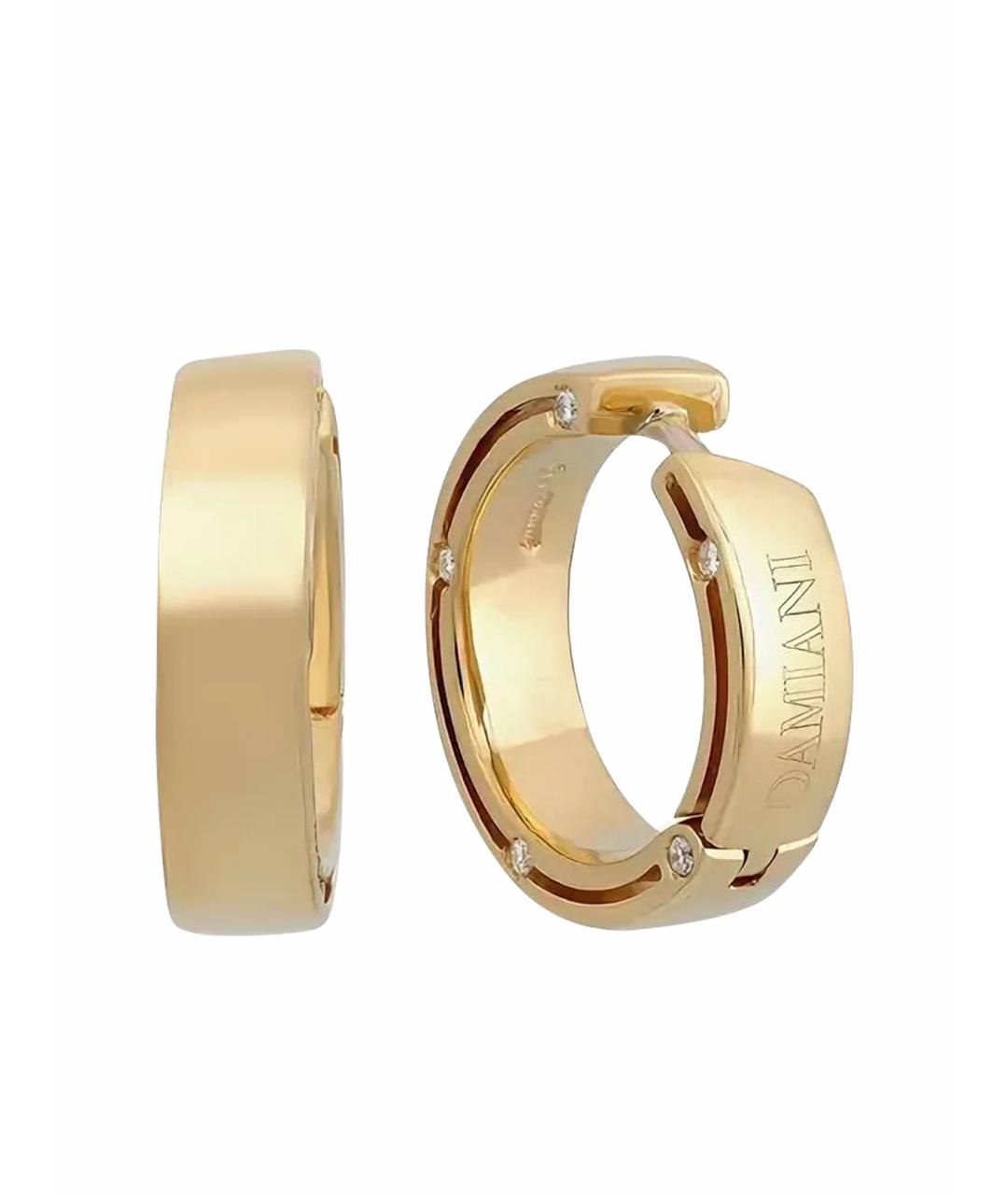 DAMIANI Золотые серьги из желтого золота, фото 1