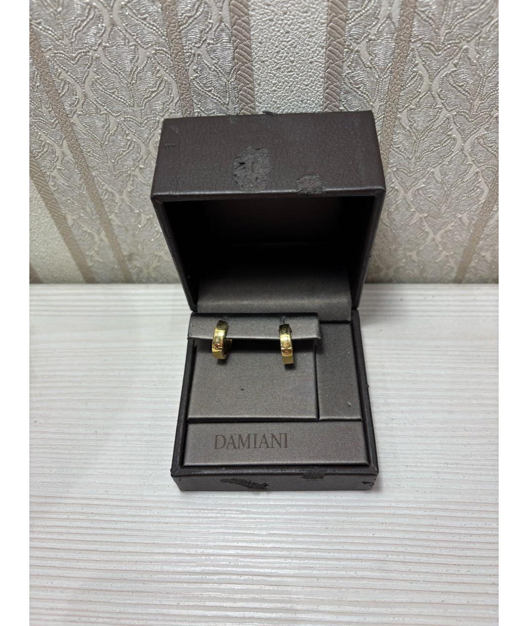 DAMIANI Золотые серьги из желтого золота, фото 3