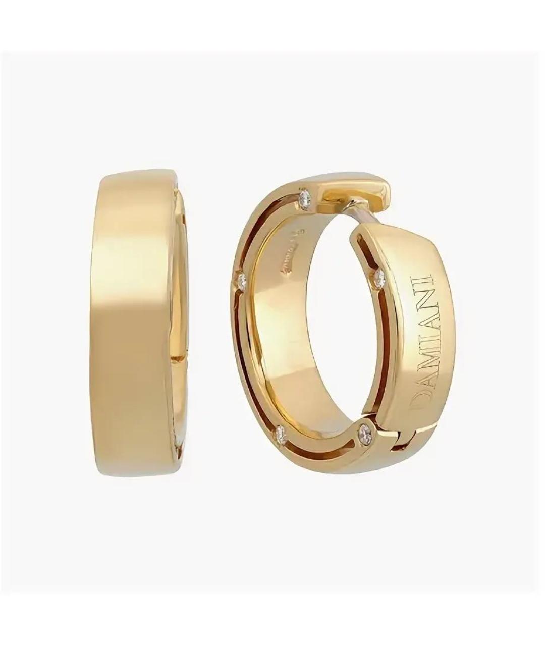 DAMIANI Золотые серьги из желтого золота, фото 4