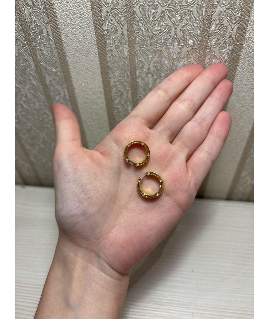 DAMIANI Золотые серьги из желтого золота, фото 2