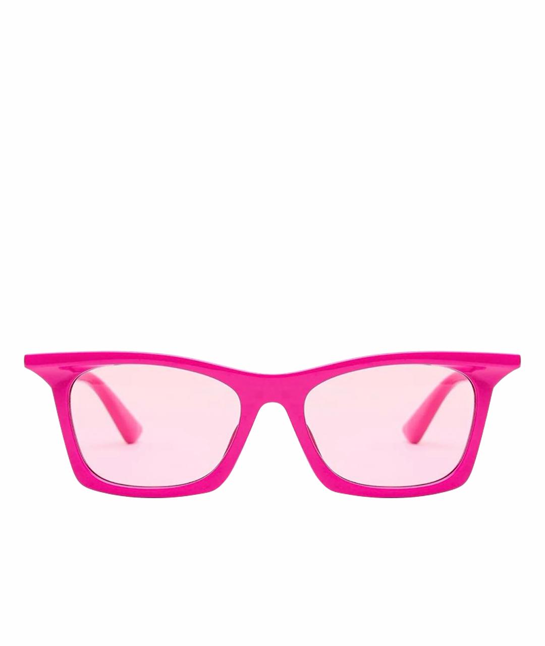 BALENCIAGA Розовые пластиковые солнцезащитные очки, фото 1