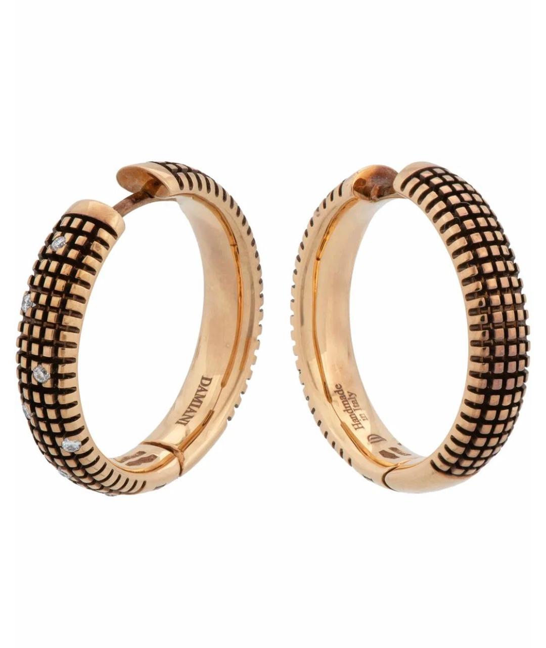 DAMIANI Золотые серьги из желтого золота, фото 2