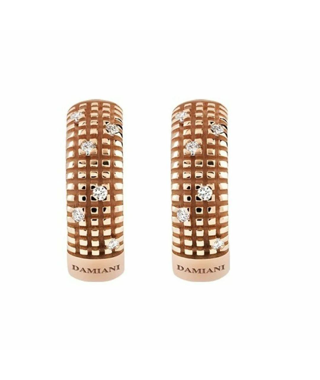 DAMIANI Золотые серьги из желтого золота, фото 1