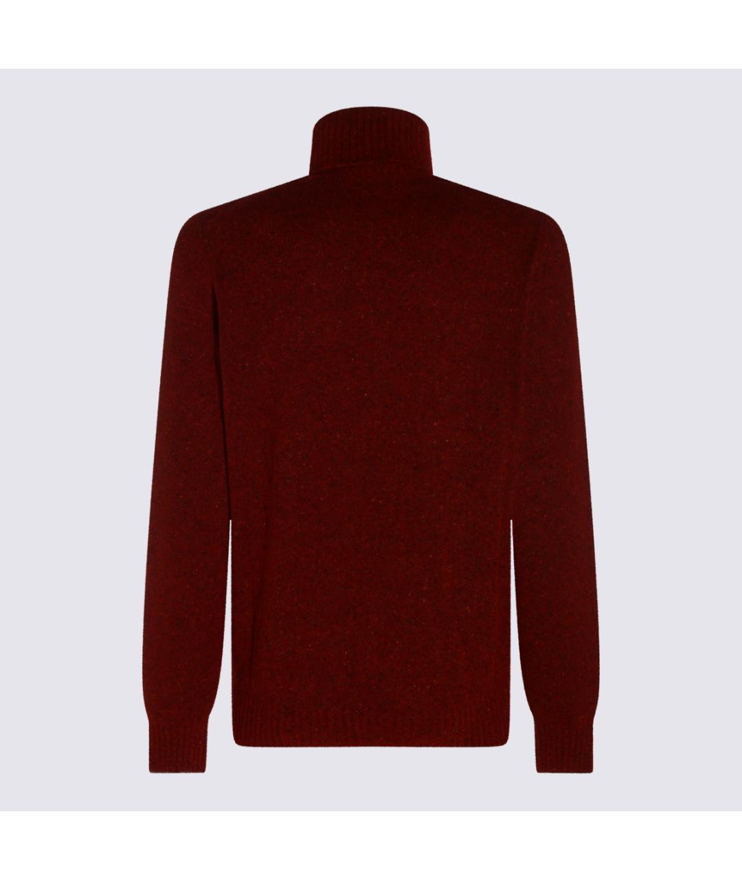 BRUNELLO CUCINELLI Бордовый кашемировый джемпер / свитер, фото 2