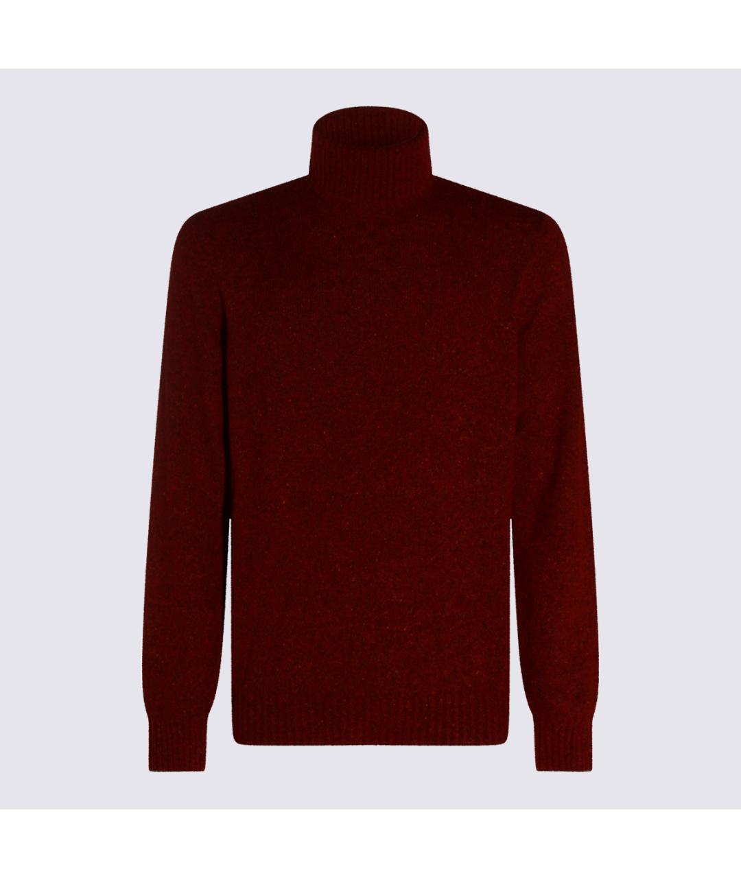 BRUNELLO CUCINELLI Бордовый кашемировый джемпер / свитер, фото 4