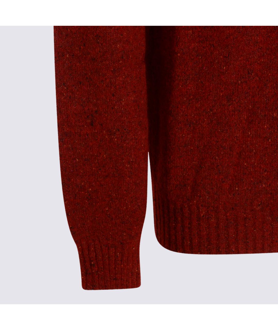 BRUNELLO CUCINELLI Бордовый кашемировый джемпер / свитер, фото 3
