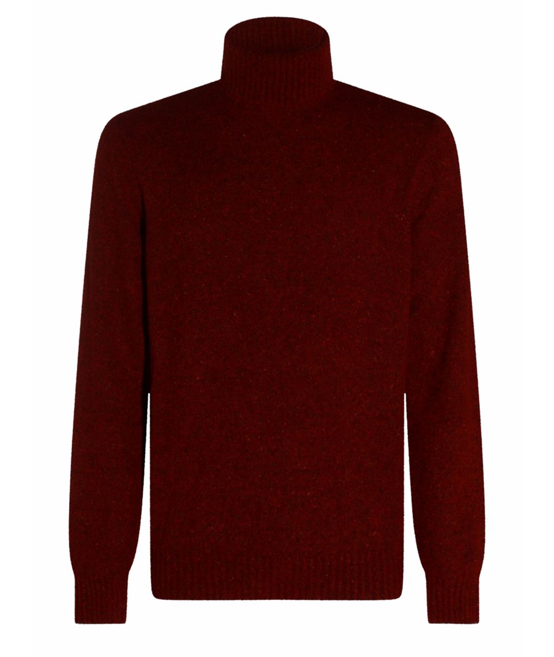 BRUNELLO CUCINELLI Бордовый кашемировый джемпер / свитер, фото 1