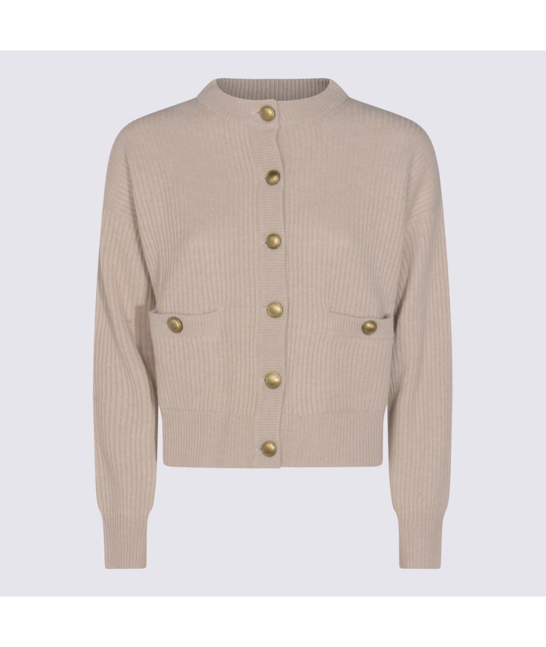 BRUNELLO CUCINELLI Бежевый шерстяной джемпер / свитер, фото 4