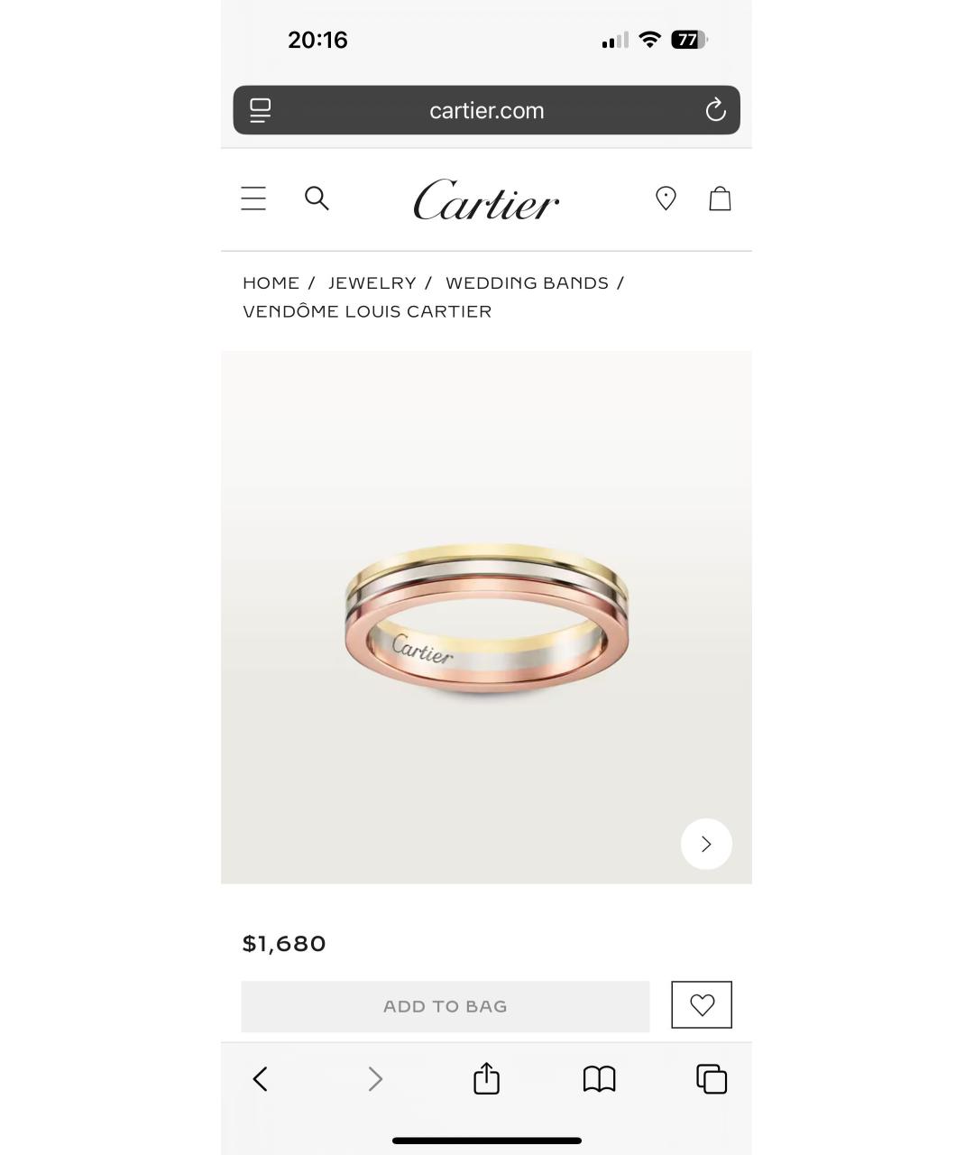 CARTIER Золотое кольцо из желтого золота, фото 4