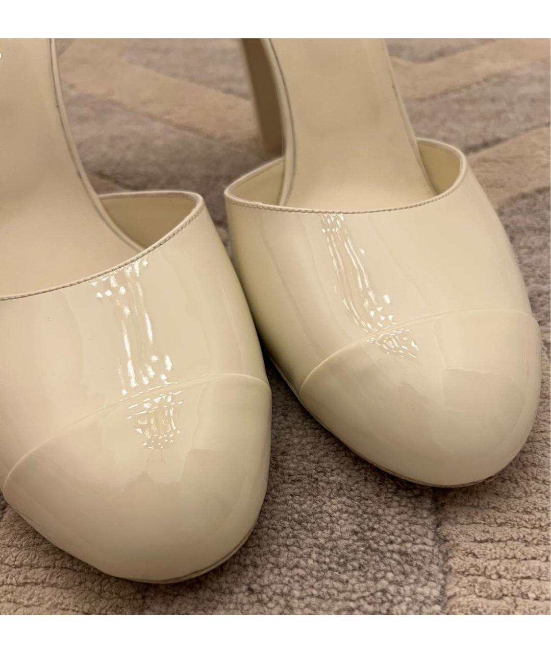 CHANEL Босоножки из лакированной кожи, фото 8