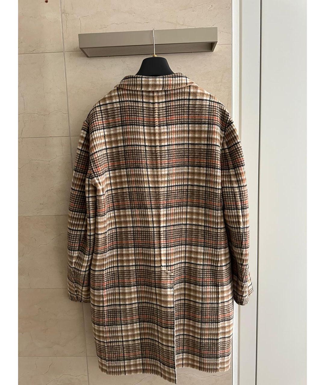 ETRO Бежевое шерстяное пальто, фото 5