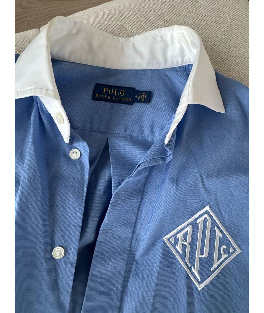 POLO RALPH LAUREN Голубая рубашка, фото 3