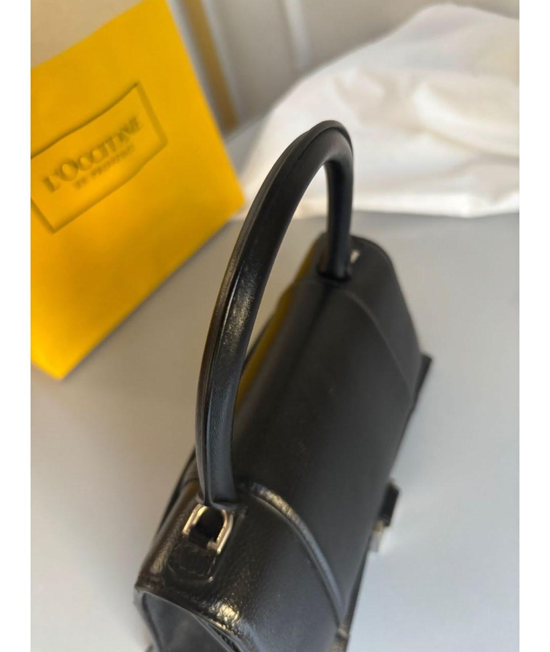 BALENCIAGA Черная кожаная сумка с короткими ручками, фото 2