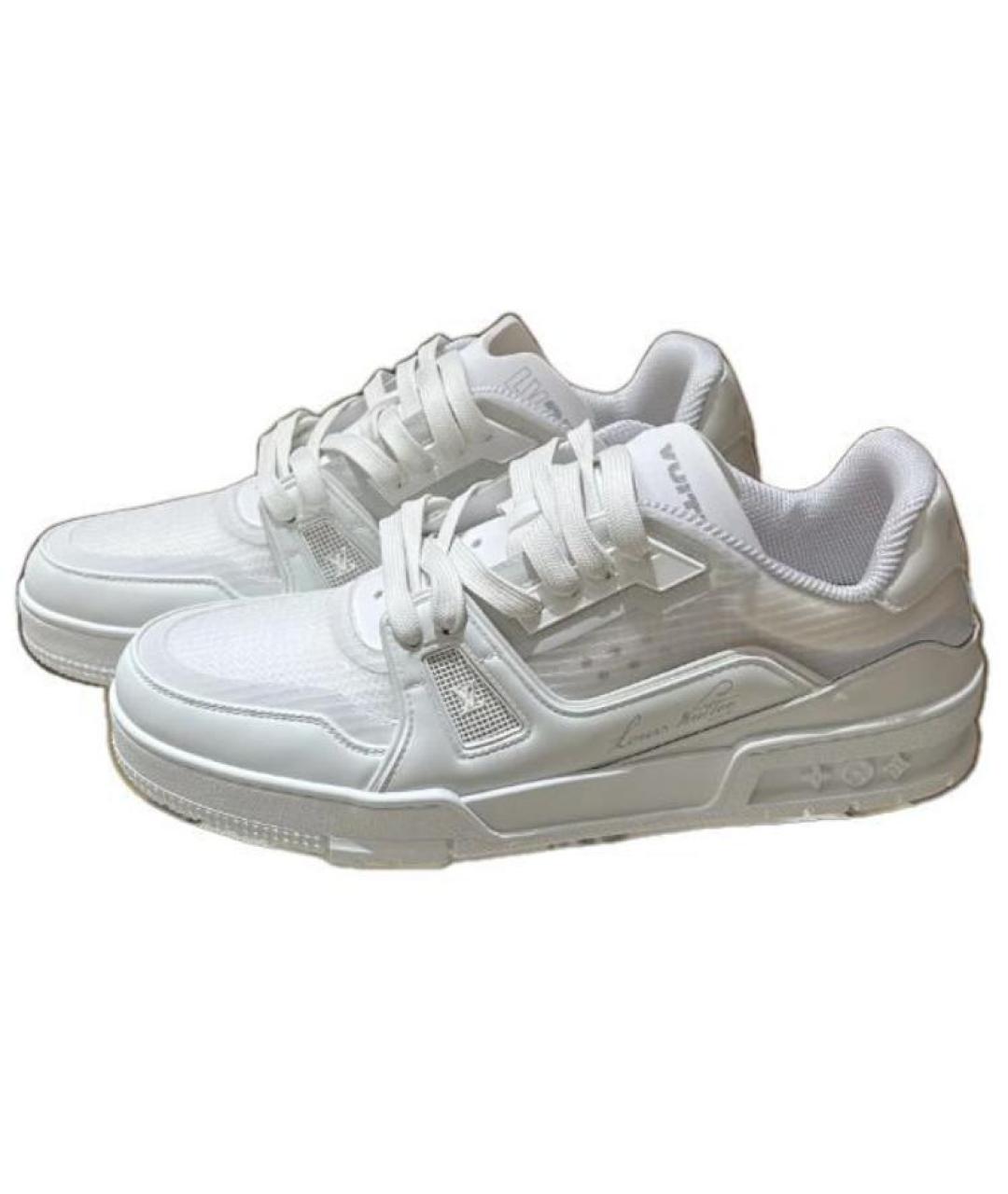 LOUIS VUITTON Белые низкие кроссовки / кеды, фото 2