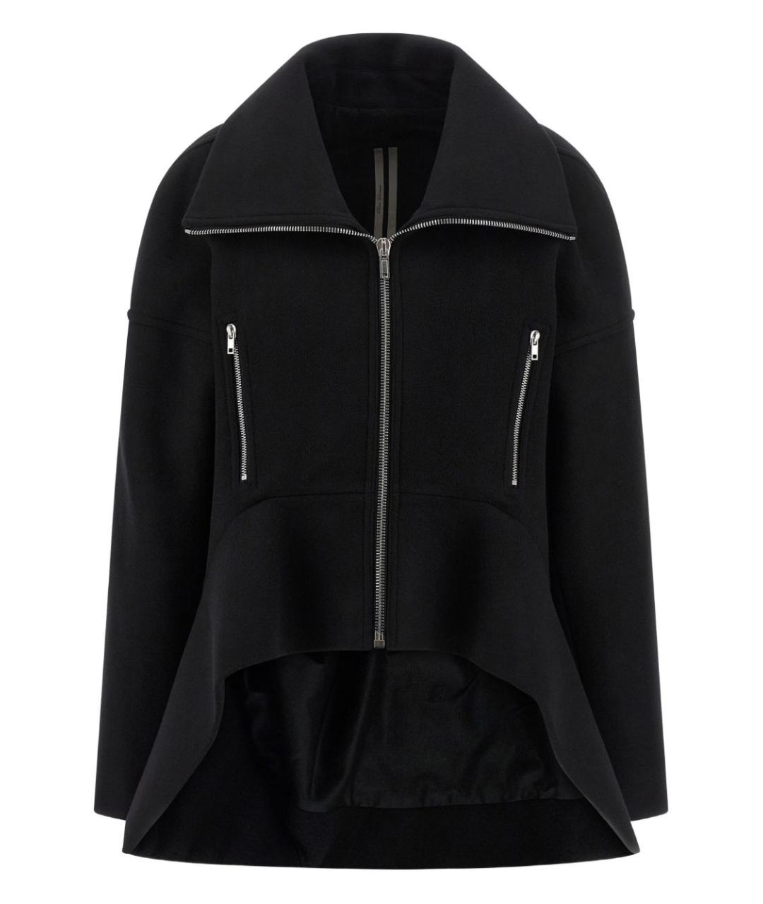 RICK OWENS Черная шерстяная куртка, фото 1
