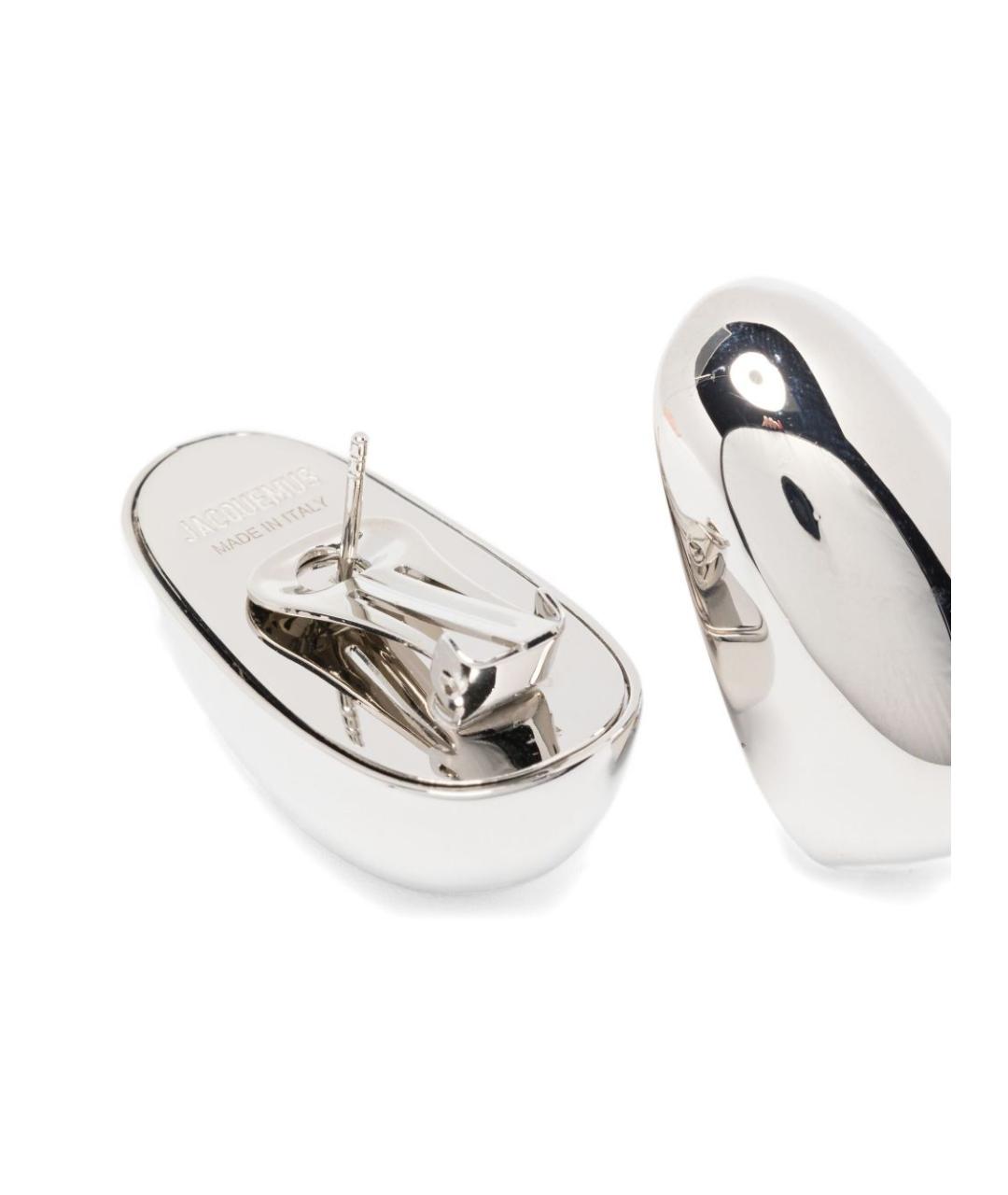 JACQUEMUS Серебряные латунные серьги, фото 2