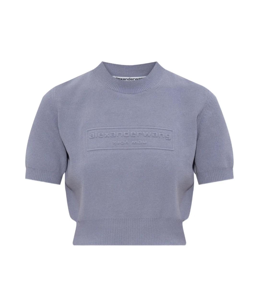 ALEXANDER WANG Серый полиэстеровый джемпер / свитер, фото 1