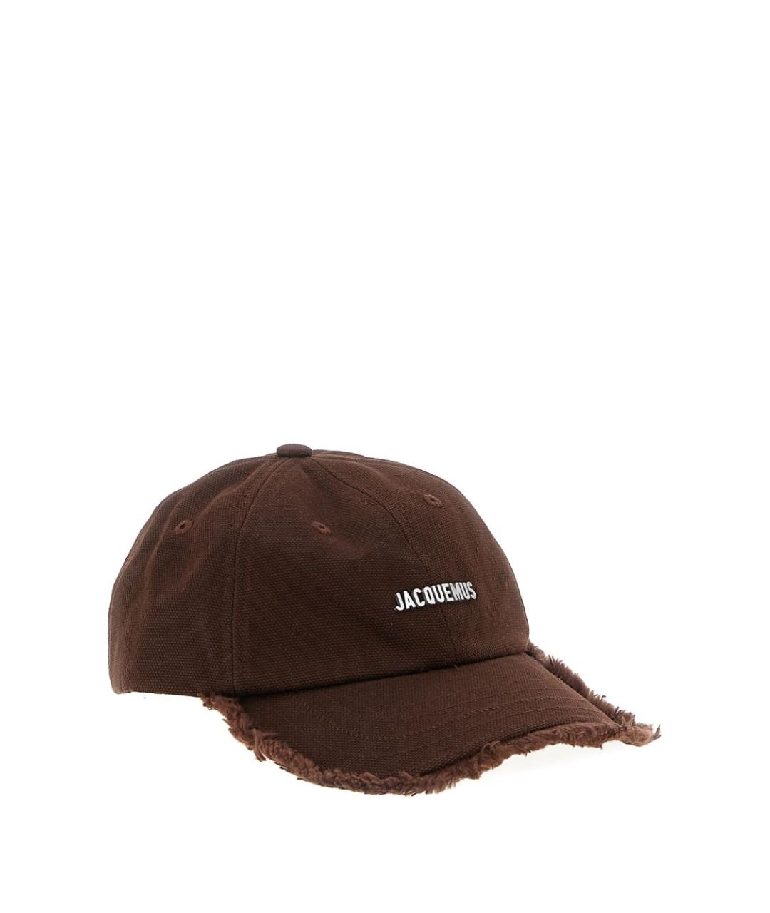 JACQUEMUS Коричневая кепка, фото 3