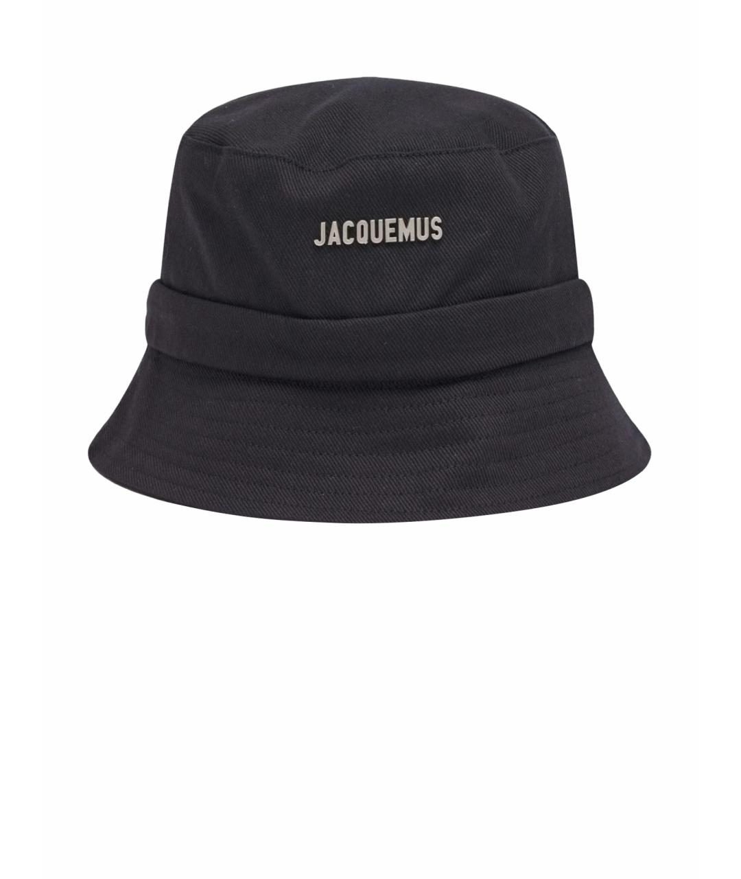 JACQUEMUS Черная хлопковая панама, фото 1