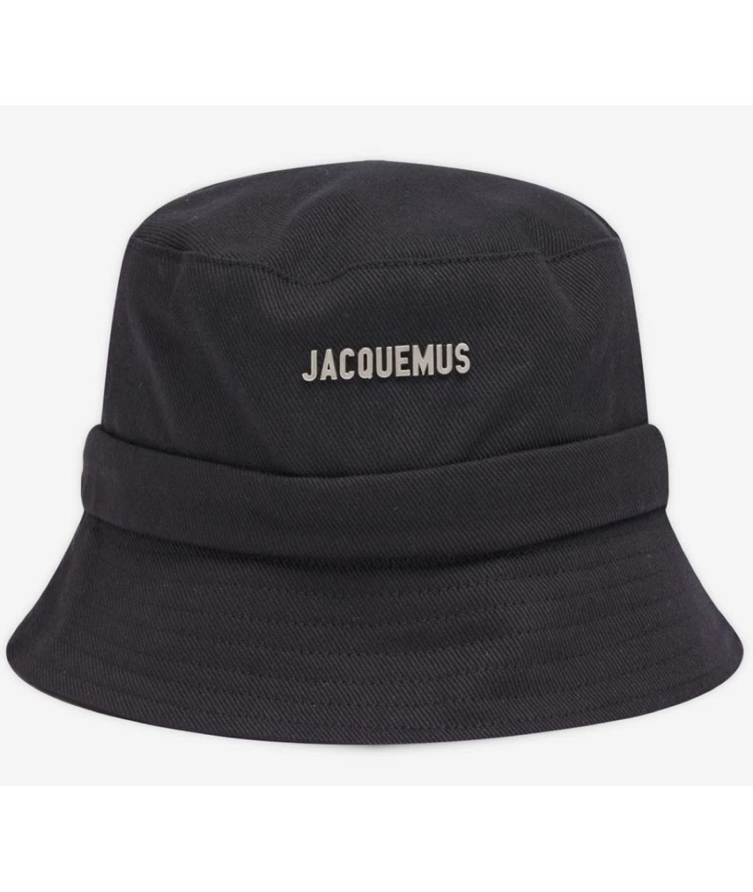 JACQUEMUS Черная хлопковая панама, фото 9