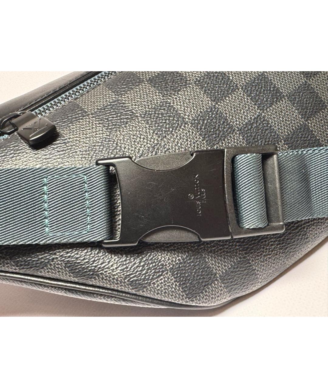 LOUIS VUITTON Черная поясная сумка, фото 7
