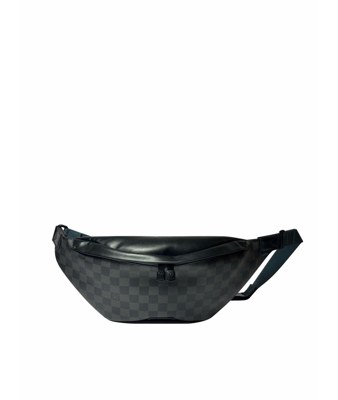 LOUIS VUITTON Черная поясная сумка, фото 1