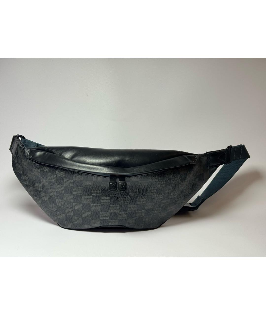 LOUIS VUITTON Черная поясная сумка, фото 9